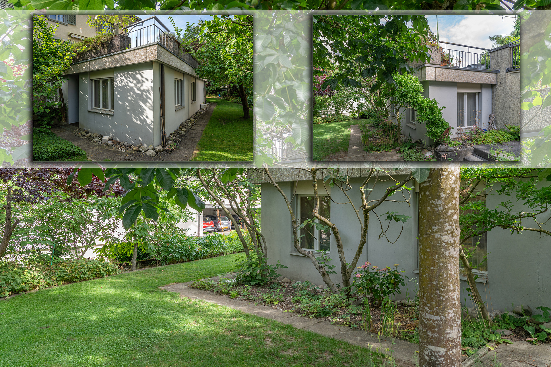 Garten mit Atelier
